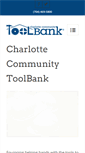 Mobile Screenshot of charlotte.toolbank.org