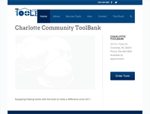 Tablet Screenshot of charlotte.toolbank.org